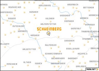 map of Schweinberg