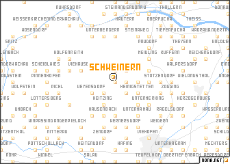 map of Schweinern