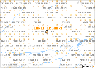 map of Schweinersdorf