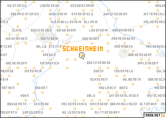 map of Schweinheim