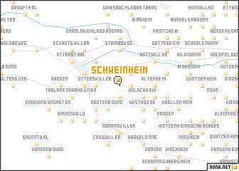 map of Schweinheim