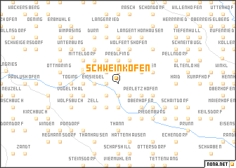 map of Schweinkofen