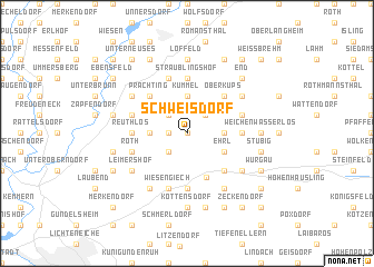 map of Schweisdorf