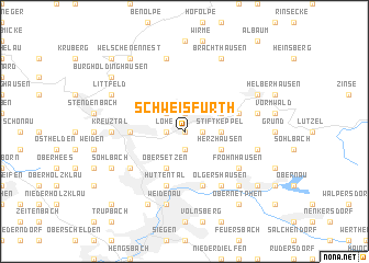 map of Schweisfurth