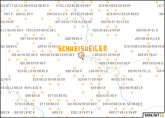 map of Schweisweiler