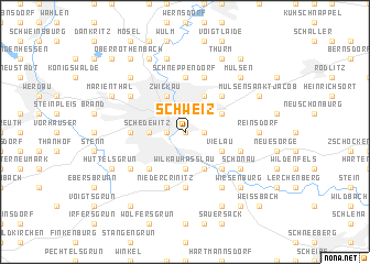 map of Schweiz