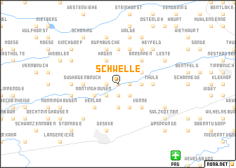 map of Schwelle