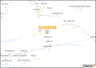 map of Schwende