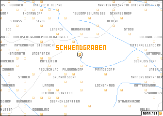 map of Schwendgraben