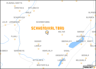 map of Schwendikaltbad