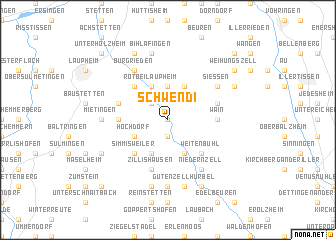 map of Schwendi