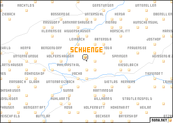 map of Schwenge