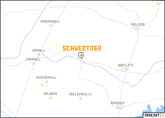 map of Schwertner