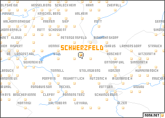 map of Schwerzfeld