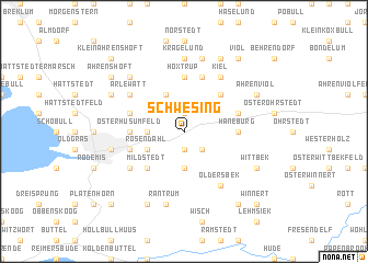 map of Schwesing