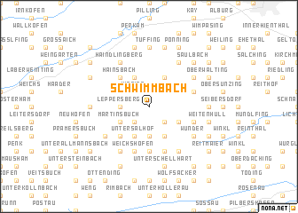 map of Schwimmbach