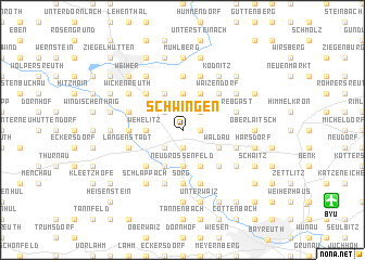 map of Schwingen