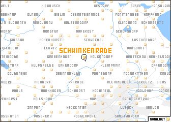 map of Schwinkenrade