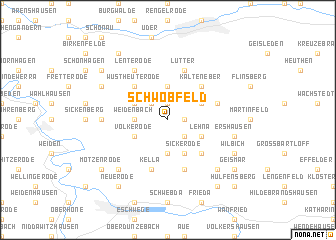 map of Schwobfeld