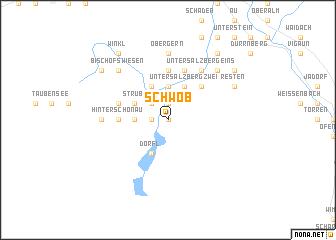 map of Schwöb