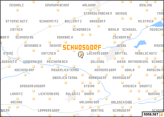 map of Schwosdorf