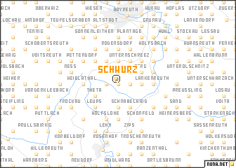 map of Schwürz