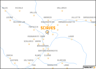 map of Sciaves