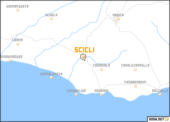map of Scicli