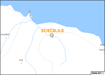 map of Sciec Alilo