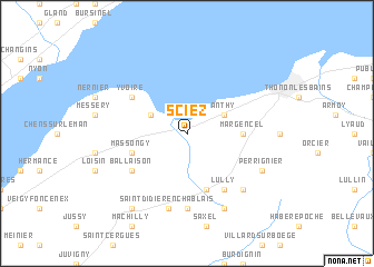 map of Sciez