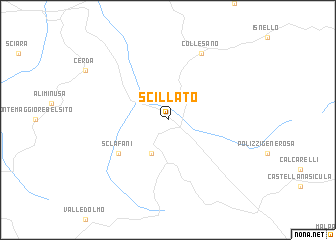 map of Scillato