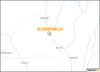 map of Scimber Belei