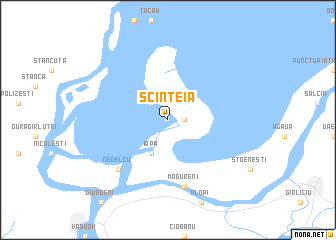 map of Scînteia