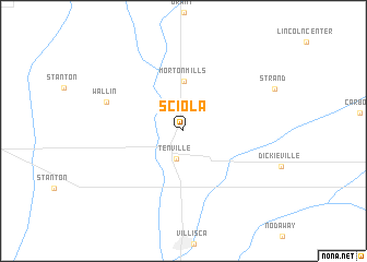 map of Sciola