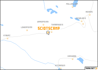 map of Sciots Camp