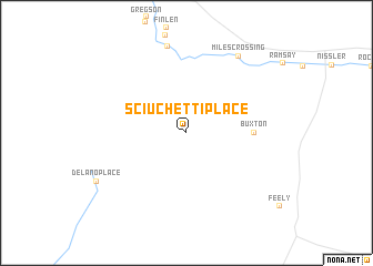 map of Sciuchetti Place