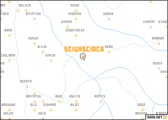 map of Sciumsciaca