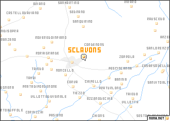 map of Sclavons