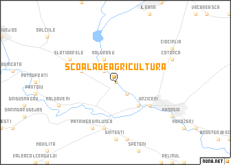 map of Şcoala de Agricultură