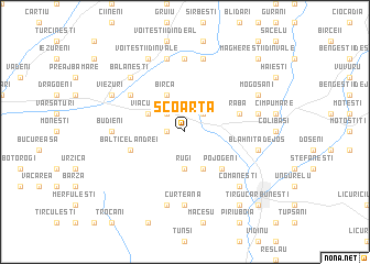 map of Scoarţa