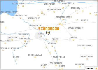 map of Sconondoa