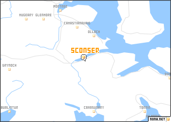 map of Sconser