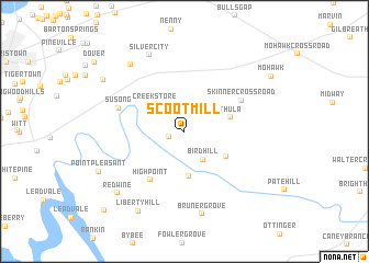 map of Scoot Mill