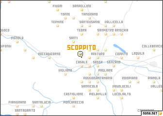 map of Scoppito