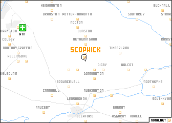 map of Scopwick