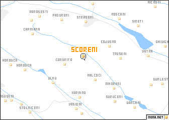 map of Scoreni