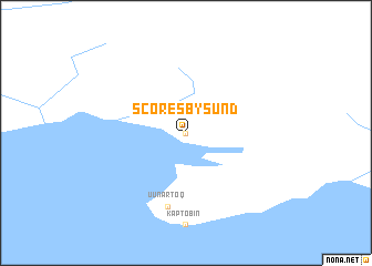 map of Scoresbysund