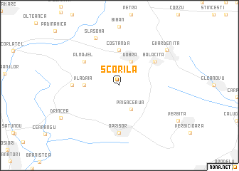 map of Scorila