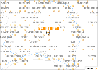 map of Scorţoasa