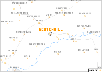 map of Scotch Hill